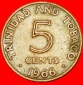 # GROSSBRITANNIEN (1966-1972): TRINIDAD UND TOBAGO ★ 5 CENTS...