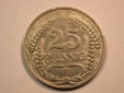 C09 KR  25 Pfennig 1910 E in vz  Orginalbilder