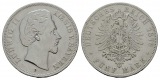Linnartz KAISERREICH Bayern Ludwig II. 5 Mark 1876 D ss-