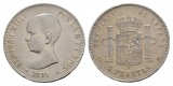 Spanien, Alfonso XIII. 5 Pesetas 1891
