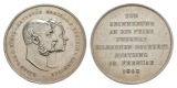 Hannover, Silbermedaille 1868, Silberne Hochzeit v. König Geo...