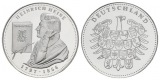 Gedenkprägung Heinrich Heine, Deutschland, Medaille PP, Ø 34...
