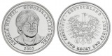 Gedenkprägung Angela Merkel Bundeskanler-Wahl 2005, Medaille ...