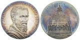 Medaille; 500 Jahre Michelangelo 1475-1975; AG 0,999; 24,6 g, ...