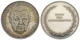Medaille o.J.; Ludwig Erhard - Soziale Marktwirtschaft; AG 925...