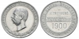 Sachsen, Medaille 1900; Aluminium; 4 g, Ø 33,2 mm