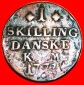 + SCHLESWIG-HOLSTEIN (1784-): DÄNEMARK ★ 1 SKILLING 1771! C...
