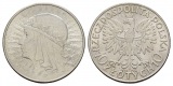 Linnartz Polen 10 Zloty 1932 ss+