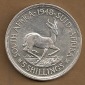 South Africa - 5 Shilling 1948 silber