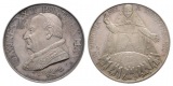 Italien; Johannes XXIII, Silbermedaille 1963; 925 AG; 39,92 g,...