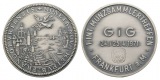 Frankfurt a. M.; 1.Int. Münzsammeltreffen, unedle Medaille 19...
