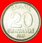 + SÜDKREUZ (1986-1988): BRASILIEN ★ 20 CENTAVOS 1987 VZGL S...