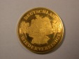 D02  Deutschland Wiedervereinigung 1990 Medaille 40mm/33 Gr. h...