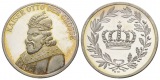 Kaiser Otto der Grosse; Silbermedaille o.J.; PP; 999 AG; 19,89...