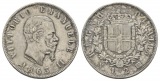 Italien; 2 Lire 1863
