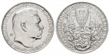Linnartz Hindenburg Silbermedaille 1927 (Goetz) a.d. 80. Gebur...