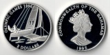 Bahamas  2 Dollar  1995    Olympia - Katamaran segeln   FM-Fra...