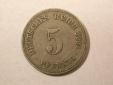 D04  KR 5 Pfennig 1901 A in ss    Orginalbilder