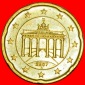 + NORDISCHES GOLD (2007-2019): DEUTSCHLAND ★ 20 EURO CENT 20...