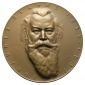 Brahms, Johannes, 1833-1897; Bronzemedaille; 76,12 g, Ø 56 mm