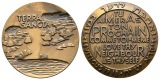 Israel - Pilgermedaille 1963, Terra Sancta; Bronze; 105,21 g, ...