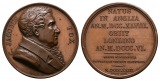 Linnartz Frankreich Bronzemedaille 1823 (Wolf) Charles Jacobus...