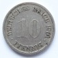 Deutsches Reich 10 Pfennig 1901 G