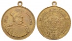 Linnartz Bismarck, Tragbare Bronzemedaille 1885, (v. Lauer) Be...