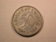 D07 3.Reich  50 Pfennig 1940 A in sehr schön Orginalbilder