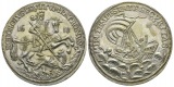 Medaille (1610), moderne Nachprägung, versilbert; 26,54 g, Ø...