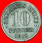 + ADLER: DEUTSCHLAND ★ 10 PFENNIG 1919! OHNE VORBEHALT!