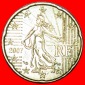 + NORDISCHES GOLD (2007-2019): FRANKREICH ★ 20 EURO CENT 200...