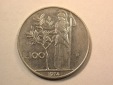 D09  Italien  100 Lire in ss-vz   Originalbilder