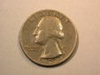 D09  USA  Quarter 1/4 Dollar 1973 in ss   Originalbilder