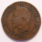 Frankreich Dix 10 Centimes 1862 K