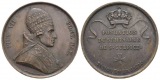 Papstmedaille 1820 - Pius VII. (1800-1823); Bronze, 35,93 g, ...