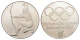 Linnartz Olympiade München, Silbermedaille 1972, 28/925er, stgl