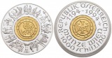 13 g Feingold + 24 g Feinsilber. 800 Jahre Münze Wien