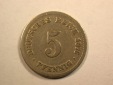 D12  KR  5 Pfennig 1876 C in s, leicht gereinigt   Originalbilder