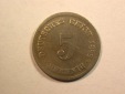 D12  KR  5 Pfennig 1888 D in f.schön, leicht gereinigt   Orig...