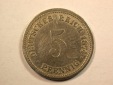 D12  KR  5 Pfennig 1874 D in f.ss, leicht gereinigt   Original...