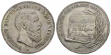 Friedrich II - Medaille 1888; versilberte Bronze, 26,61 g, Ø ...