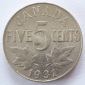 Kanada 5 Cents 1931