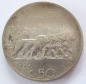 Italien 50 Centesimi 1920 Rand geriffelt Riffelrand