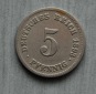 Kaiserreich 5 Pfennig 1893 E  ss+
