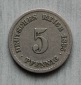 Kaiserreich 5 Pfennig 1895 F  ss+