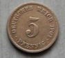 Kaiserreich 5 Pfennig 1901 J  ss