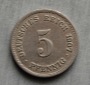 Kaiserreich 5 Pfennig 1907 G ss