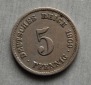 Kaiserreich 5 Pfennig 1909 J ss