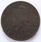 Argentinien Dos 2 Centavos 1888